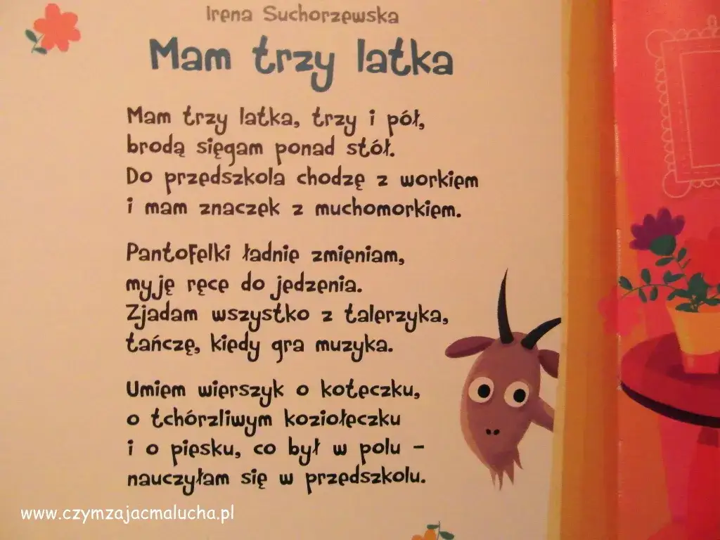 Zdjęcie Mam 3 latka wiersz - pełny tekst i pomysły na zabawy dla dzieci